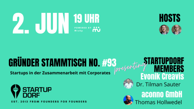 Gründerstammtisch No. 93 Flyer