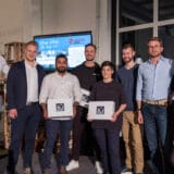 Die Gründer:innen nach der Unicorn Pitch Siegerehrung