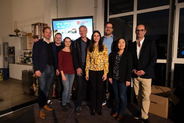 StartupDorf Vorstand und Juroren des Unicorn Pitch Finale