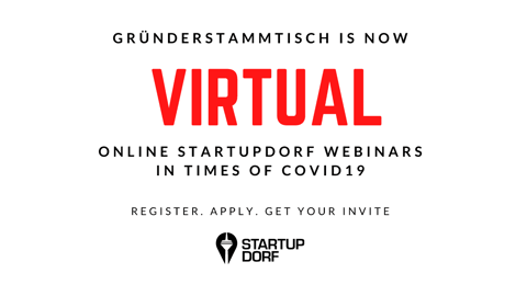 StartupDorf Events goes Virtual