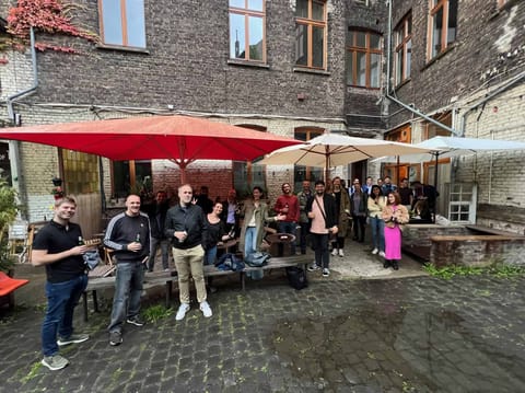 Ein Teil der Gäste zum Retro Gründerstammtisch