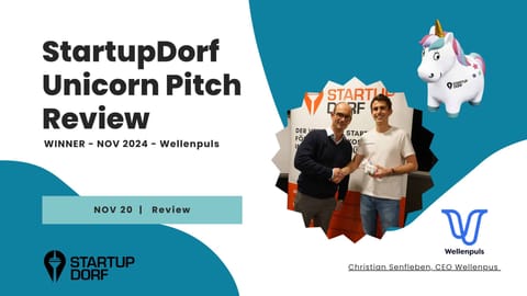 Unicorn Pitch Winner November 2024 - Wellenpuls