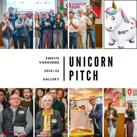 Last Unicorn Pitch of 2025 – Six Startups, Two Winners and a Slice of Pizza