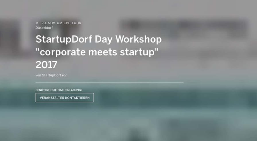 29-11-17 StartupDorf Day – Erst Workshop, dann Feier!