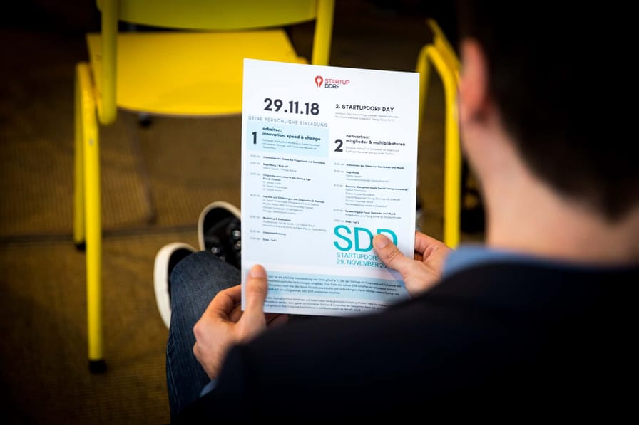StartupDorfDay 2018: Masterclass Innovation, Speed and Change