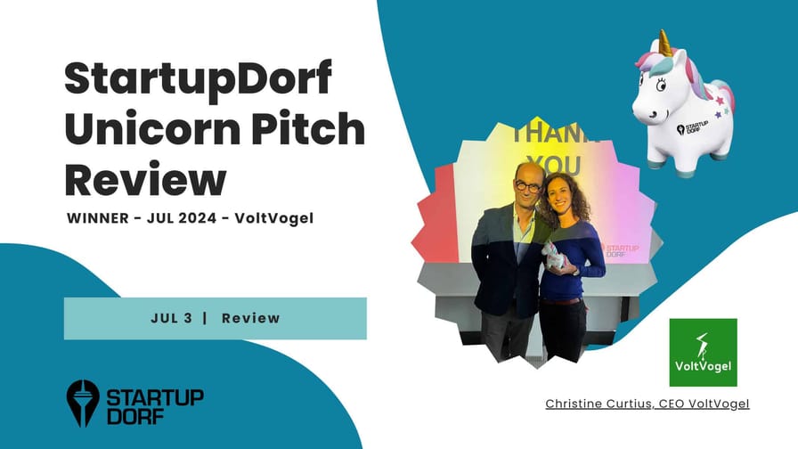 Winner Unicorn Pitch July - 2024 - Christine Curtius - VoltVogel