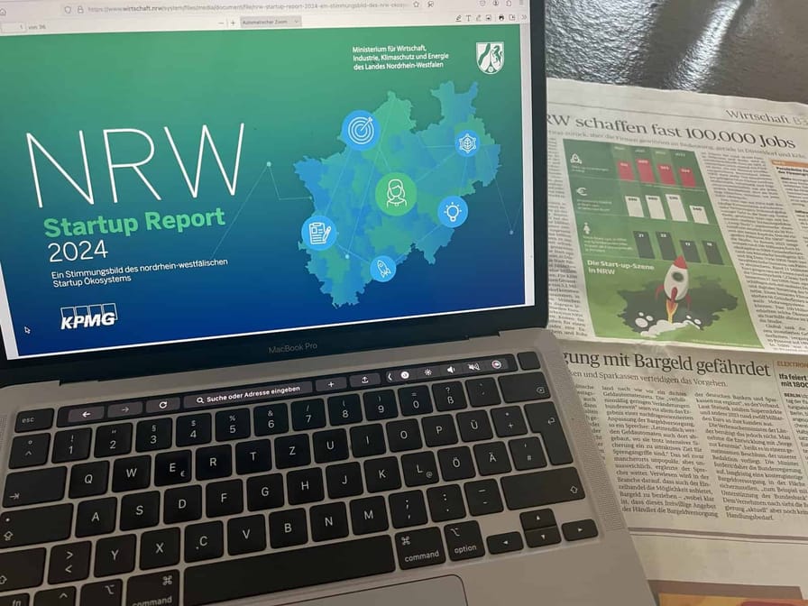 Startup Ecosystem NRW – Düsseldorf: A Location Assessment based on NRW Startup Reports